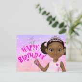 Carte Postale Poème Fairy Princess Ballerina (Debout devant)