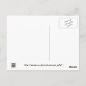 Carte Postale Poème inspirant (Dos)