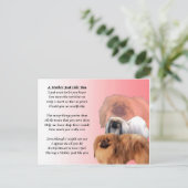 Carte Postale Poème mère - Pekingese (Debout devant)
