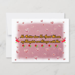 Carte Postale Poème sur