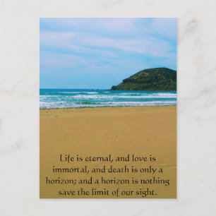 Carte Postale Poème Sur La Mort - Citation Inspirationnelle Du P