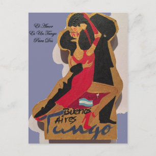 Carte Postale Poème_tango_Buenos Aires