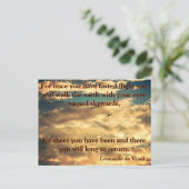 Carte Postale Poème volant Da Vinci 🚁 ✨ Budget spécial (Debout devant)