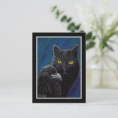 Carte postale Poe's Cat & Raven (Debout devant)