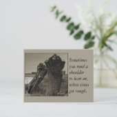 Carte Postale Poésie - Amitié (Debout devant)