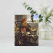 Carte Postale Poésie de Sir Lawrence Alma-Tadema (Debout devant)