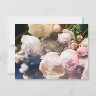 Carte Postale Poésie Rose Collection