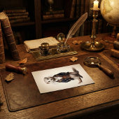 Carte Postale Poetcore Literary Weasel | Dark Academia