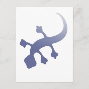 Carte Postale Poetica Gecko