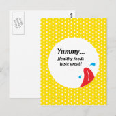 Carte Postale Poids et santé (Devant / Derrière)