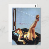 Carte Postale Poids - Réglage de la broche vers le haut (Devant / Derrière)