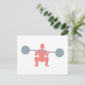 Carte Postale Poids-voleur Gewichtheber (Debout devant)