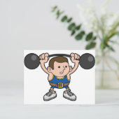 Carte Postale Poids-voleur masculin (Debout devant)