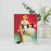 Carte Postale Poignée de découpage vers le haut (Debout devant)