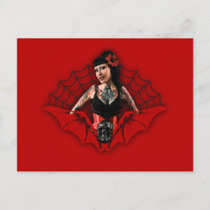 Carte Postale Poignée de tatouage vers le haut