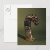 Carte Postale Poignée en forme de tête de cheval (Devant / Derrière)