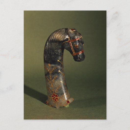 Carte Postale Poignée en forme de tête de cheval (Devant)