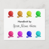 Carte Postale Poignée par avec instructions de lavage (Devant)