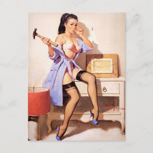 Carte Postale Poignée pour homme (Devant)