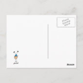 Carte Postale Poignées de gymnaste Doing (Dos)