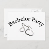 Carte Postale Poignées du Bachelor Party (Devant / Derrière)