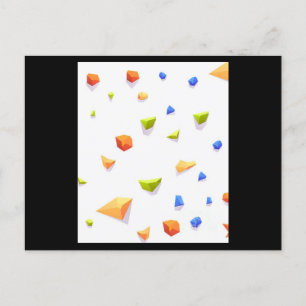 Carte Postale Poignées murales Escalades de roche Câbles de cour