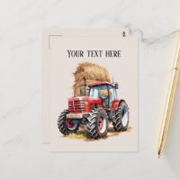 Poil cool et tracteur ajouter du texte Agriculteur