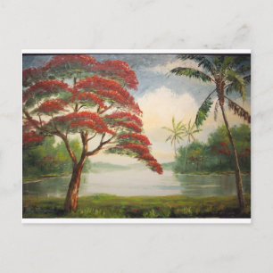 Carte Postale Poinciana Royale (Flamboyant Tree)
