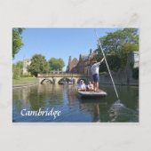 Carte Postale Poing sur la rivière Cam à Cambridge (Devant)