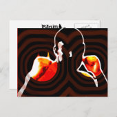 Carte Postale poings de feu. (Devant / Derrière)