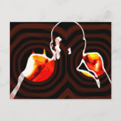 Carte Postale poings de feu. (Devant)