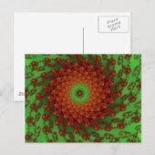 Carte postale Poinsettia (Devant / Derrière)