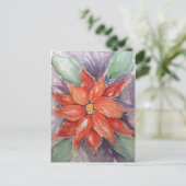 Carte Postale Poinsettia (Debout devant)