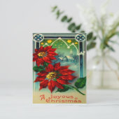 Carte Postale Poinsettias (Debout devant)