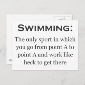 Carte Postale Point A à A (Devant / Derrière)