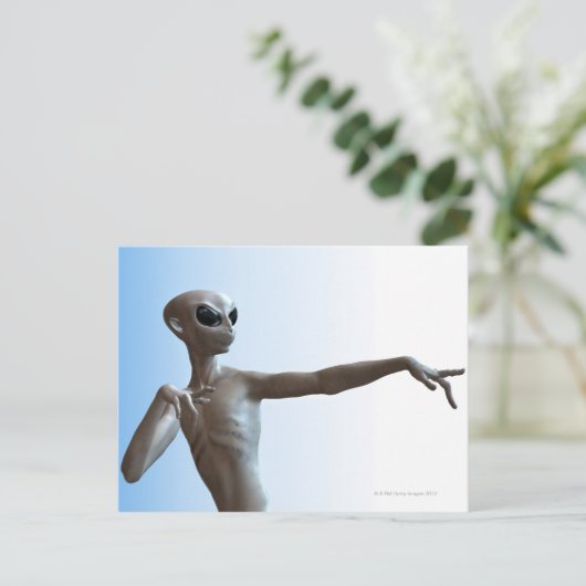 Carte Postale Point Alien (Debout devant)