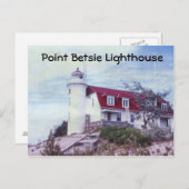 Carte postale Point Betsie Lighthouse (Devant / Derrière)