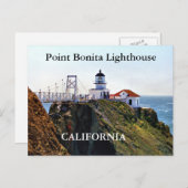 Carte Postale Point Bonita Lighthouse, California Postcard (Devant / Derrière)