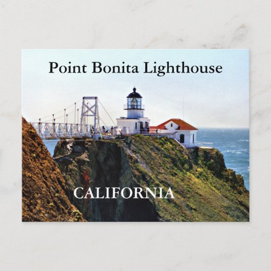 Carte Postale Point Bonita Lighthouse, California Postcard (Devant)