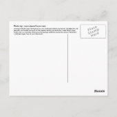 Carte Postale Point Bright Angel au Grand Canyon (Dos)