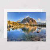 Carte Postale Point culminant au-dessus du lac de l'Ours d'Or in (Devant / Derrière)