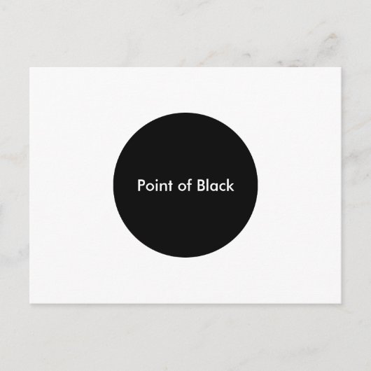 Carte Postale Point de Noir (Devant)