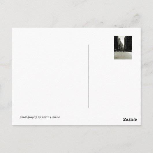 Carte Postale Point de passage NYC (Dos)