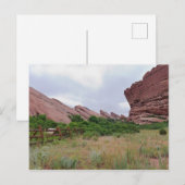 Carte Postale Point de repère de Trail Rock Post Trail (Devant / Derrière)