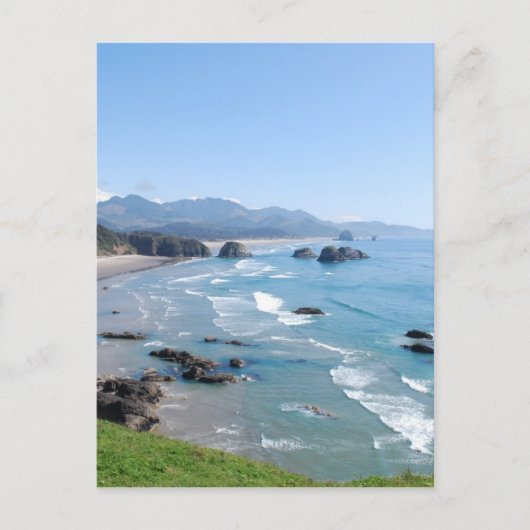 Carte Postale Point de vue côtier de l'Oregon (Devant)