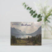 Carte Postale Point de vue de l'île Wild Goose Montana (Debout devant)