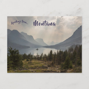 Carte Postale Point de vue de l'île Wild Goose Montana