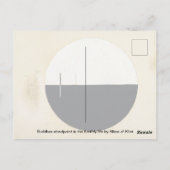 Carte Postale Point de vue des Bouddhas dans la vie terrestre pa (Dos)