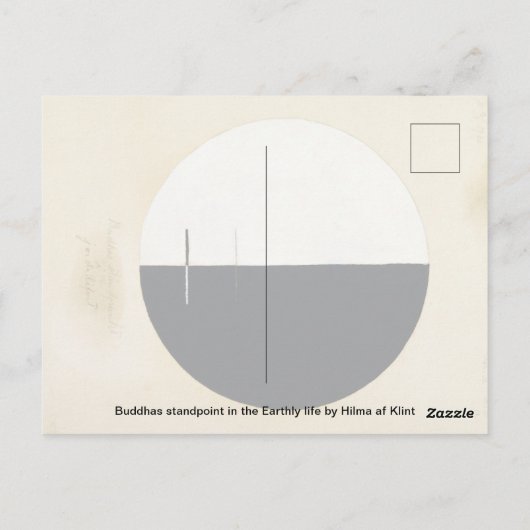 Carte Postale Point de vue des Bouddhas dans la vie terrestre pa (Dos)