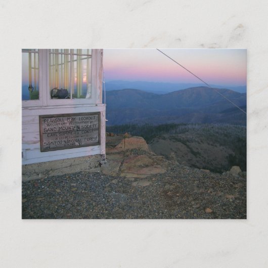Carte Postale Point de vue Pearsoll Peak Fire (Devant)